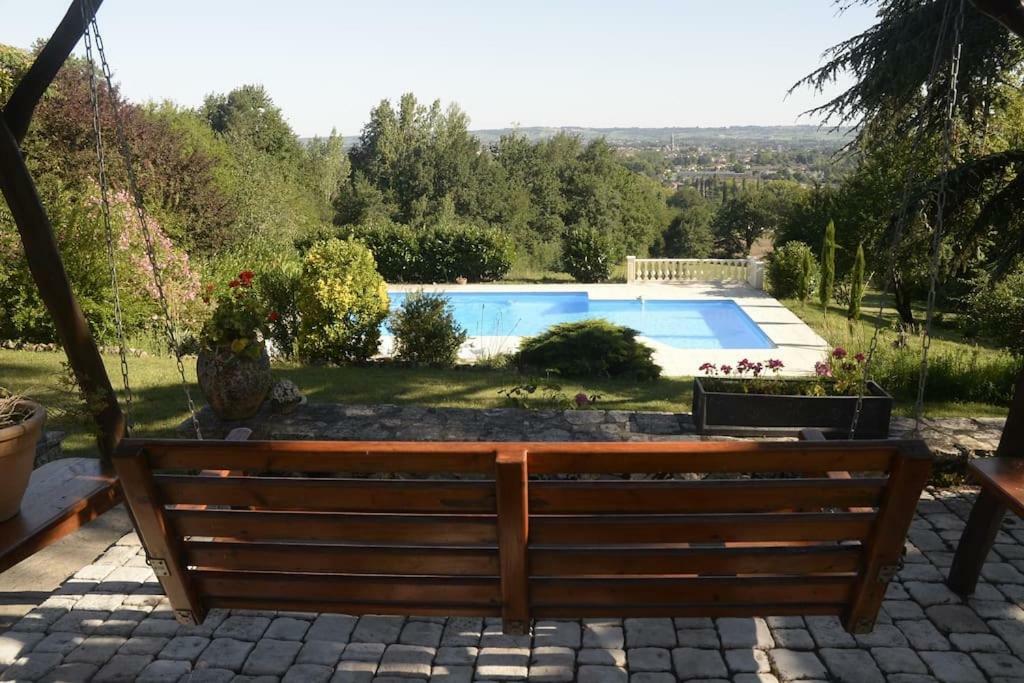 Ferienwohnung Les Deux Cedres Bergerac Exterior foto
